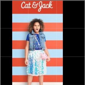 NWT Target Cat& jack girl purple tutu skirt  14/16